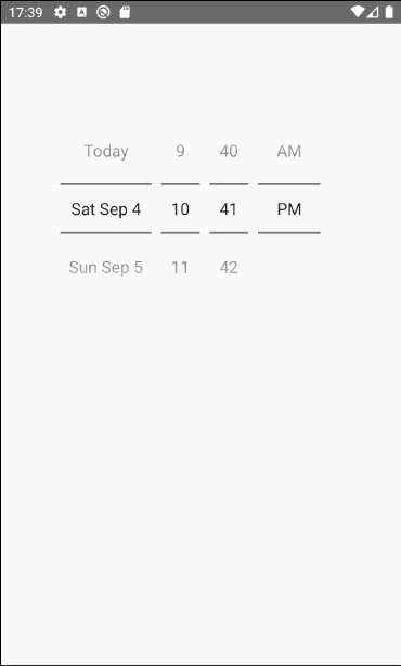 React Native Date Time Picker