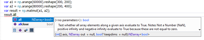 Numpy Intellisense