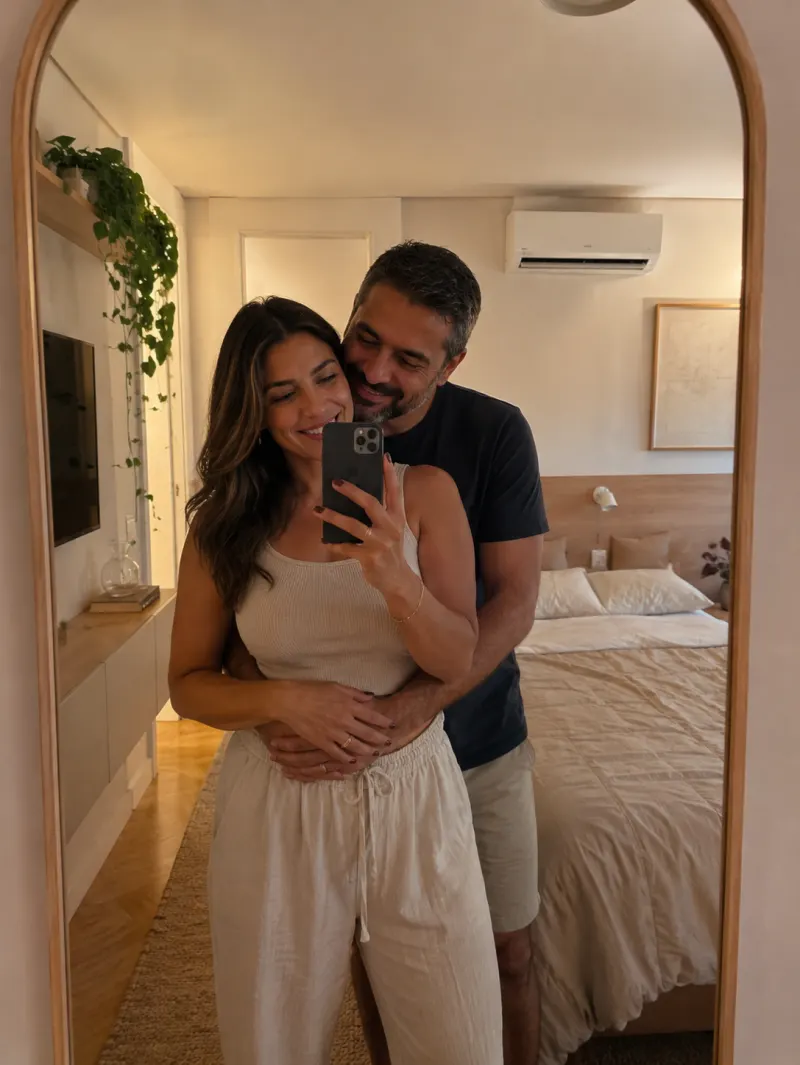 Casal feliz