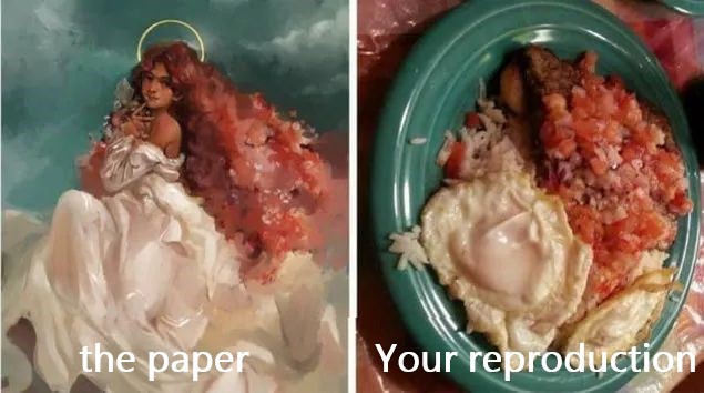 "what happens when you reproduce a paper"