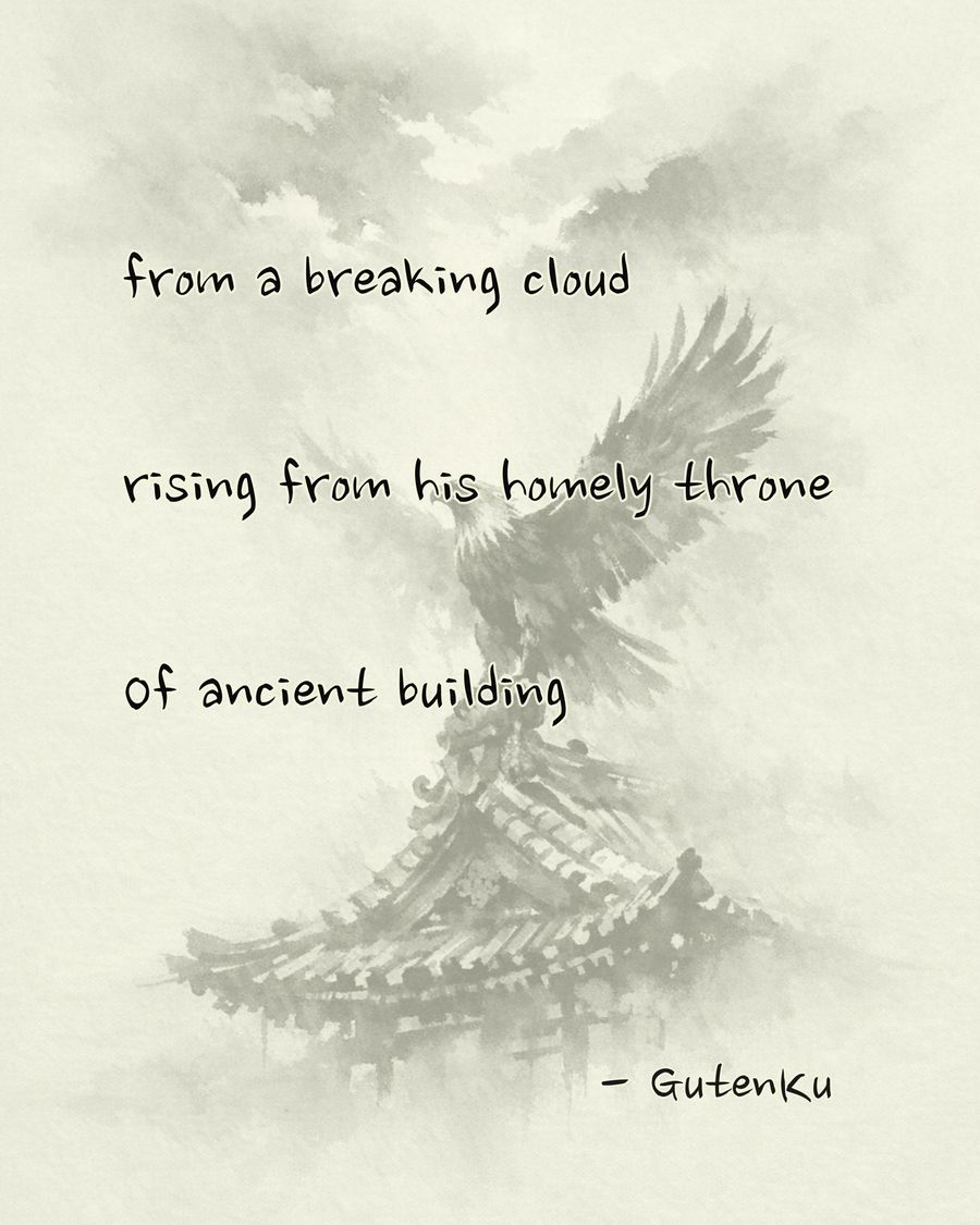 Daily generated haiku card with artistic image