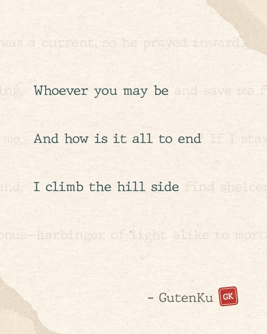 Today’s haiku card from GutenKu: three verses set over an ink painting