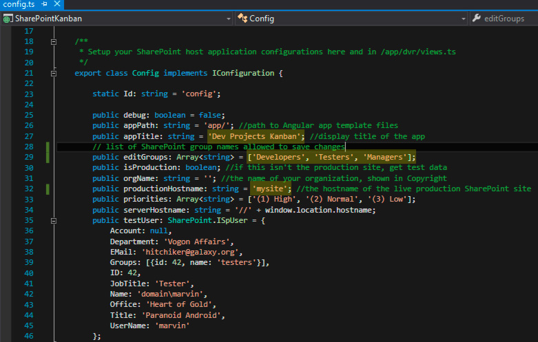 Application Configuration in Visual Studio
