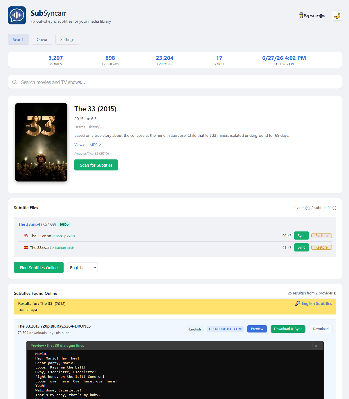 Search Movies