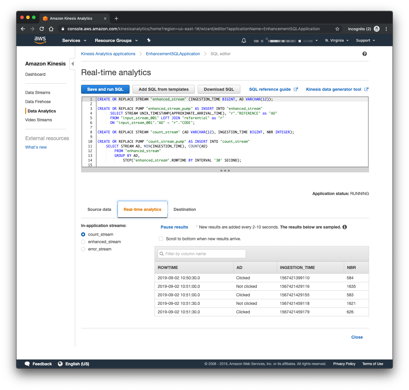 SQL editor