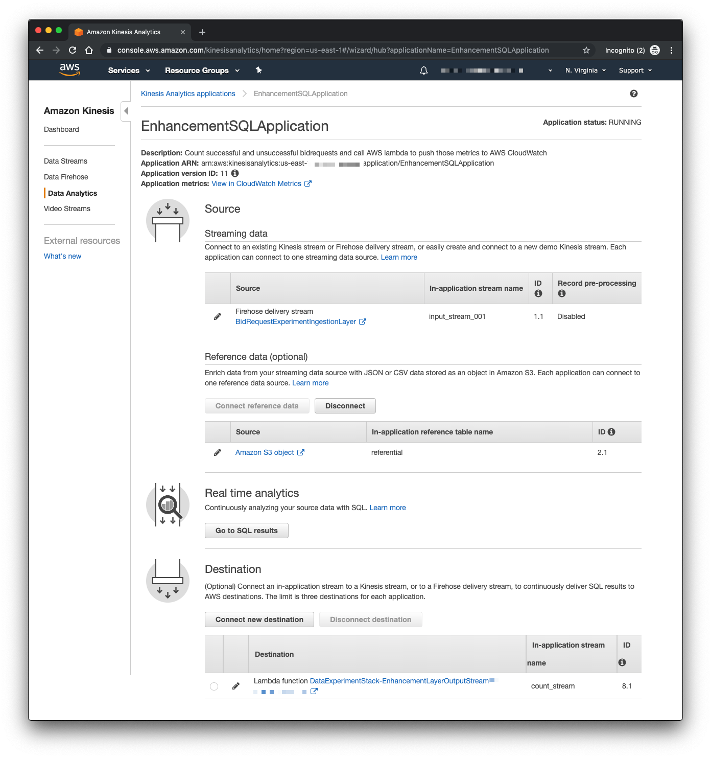 EnhancementSQLApplication configuration