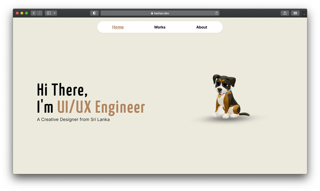 GitHub - heshant3/Portfolio-web: React project · GitHub