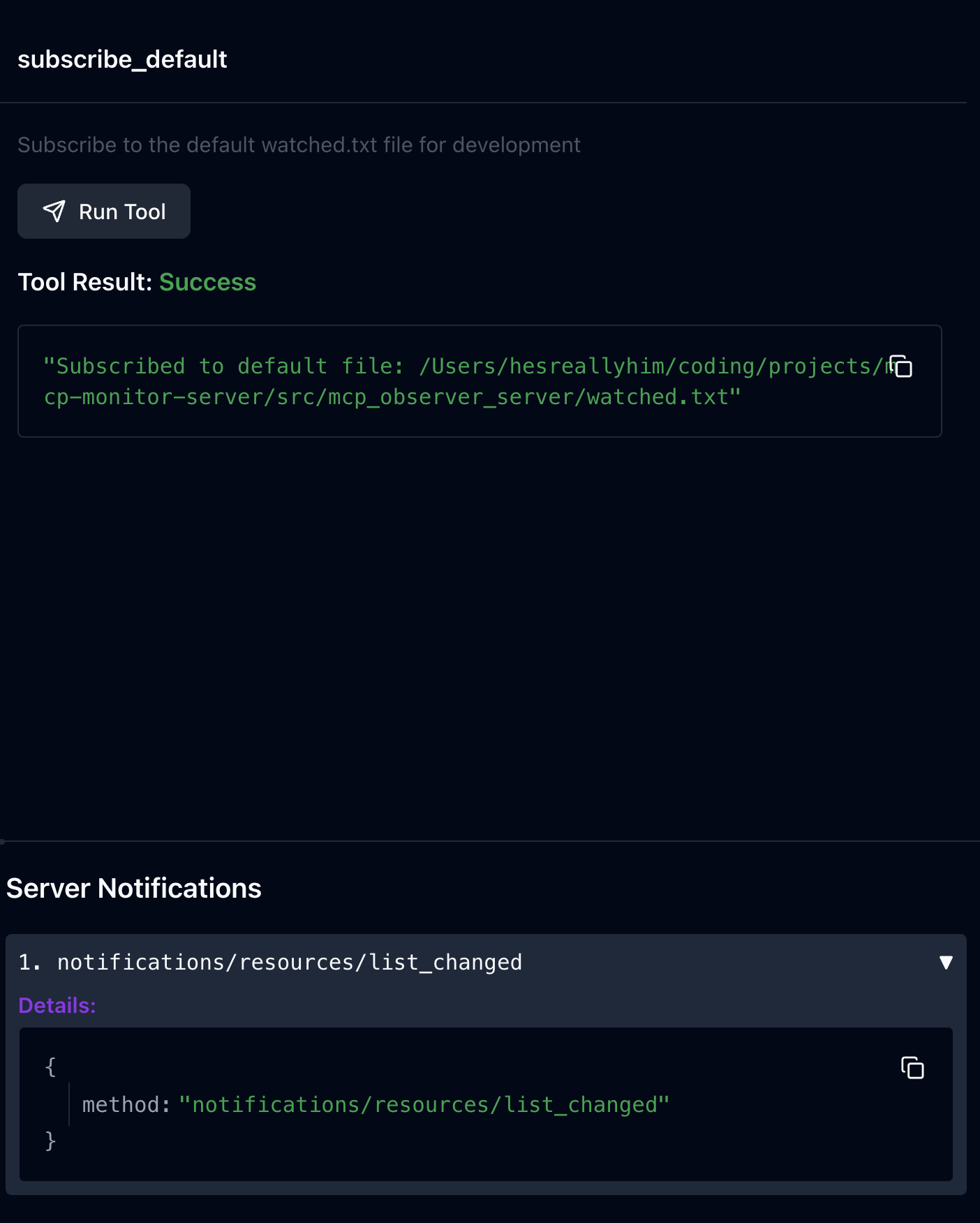 Subscribe to Default File