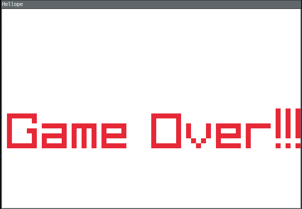 gameover