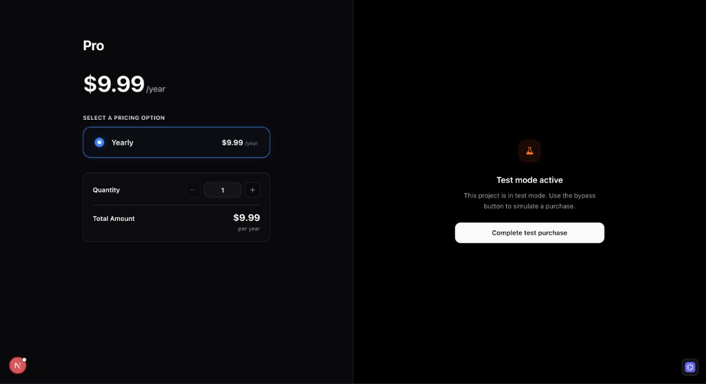 Payments checkout page redesign