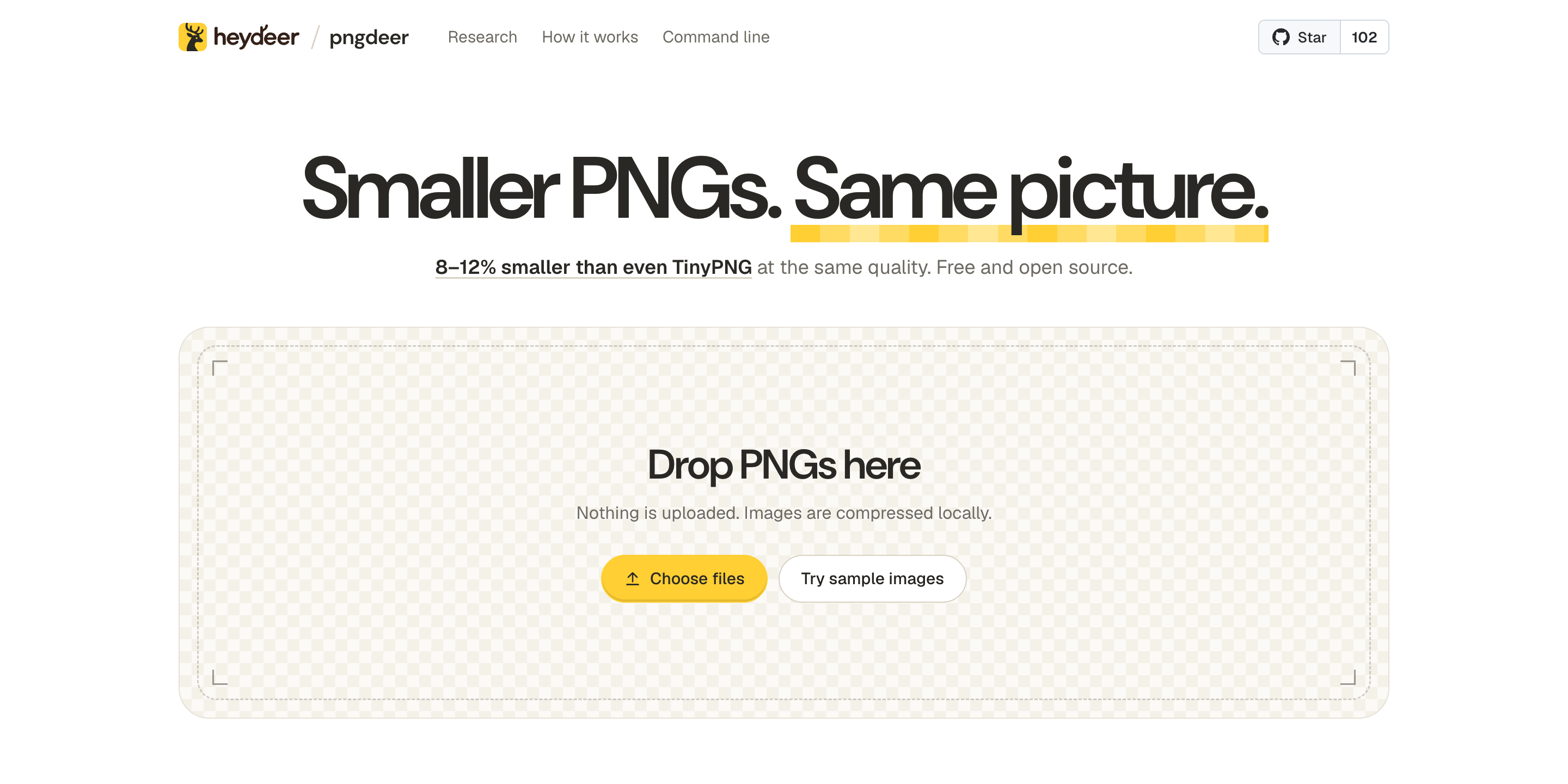 pngdeer in the browser