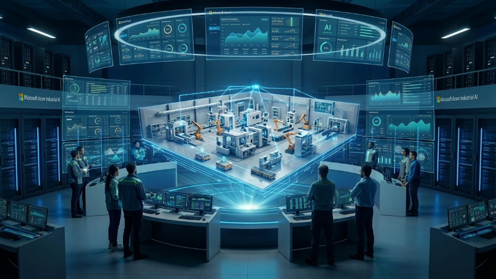 Futuristic digital twin control room