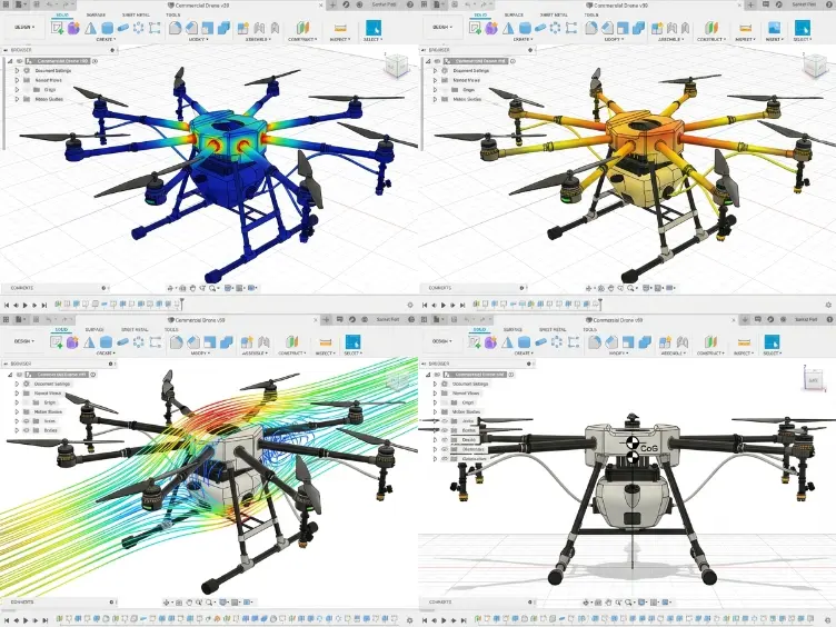 Drone Aero-Thermal Optimization