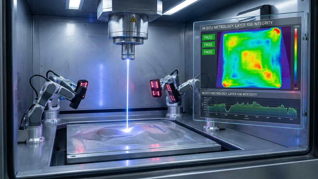 Advanced robotic laser metal fabrication head active