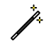 Magic wand emoji