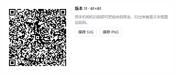 二维码面板