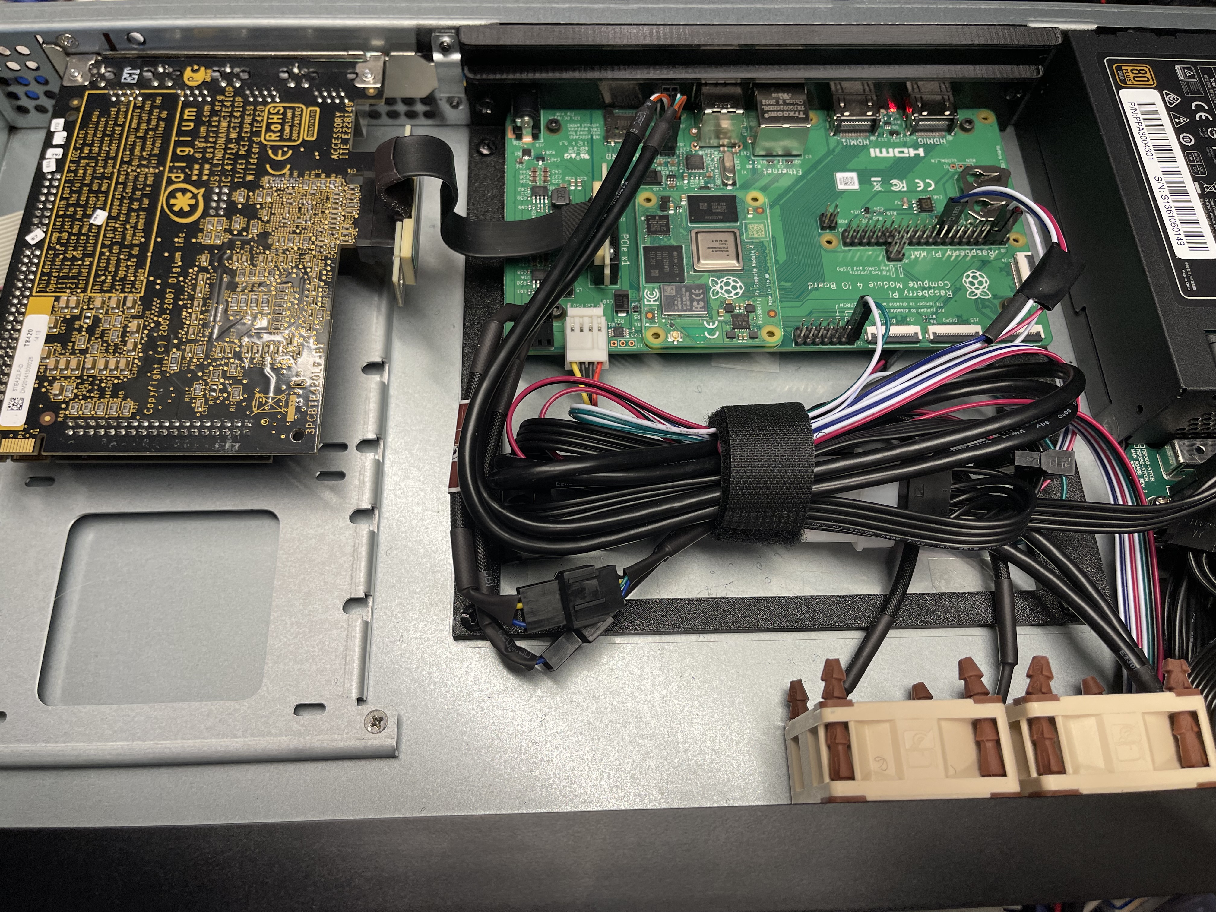 GitHub - hharte/rpi-cm4-1u-rack: Raspberry Pi Compute Module 4 I/O ...