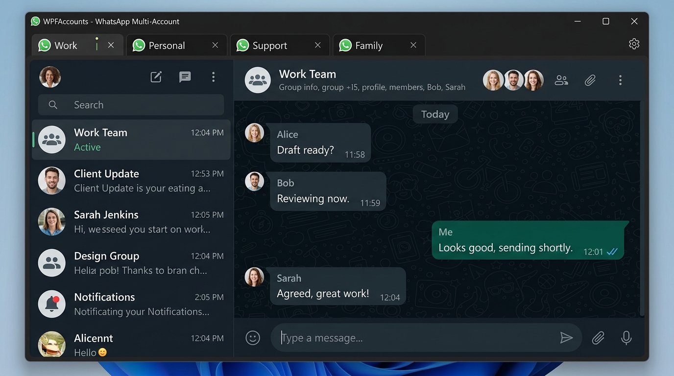 Multi-Account Interface
