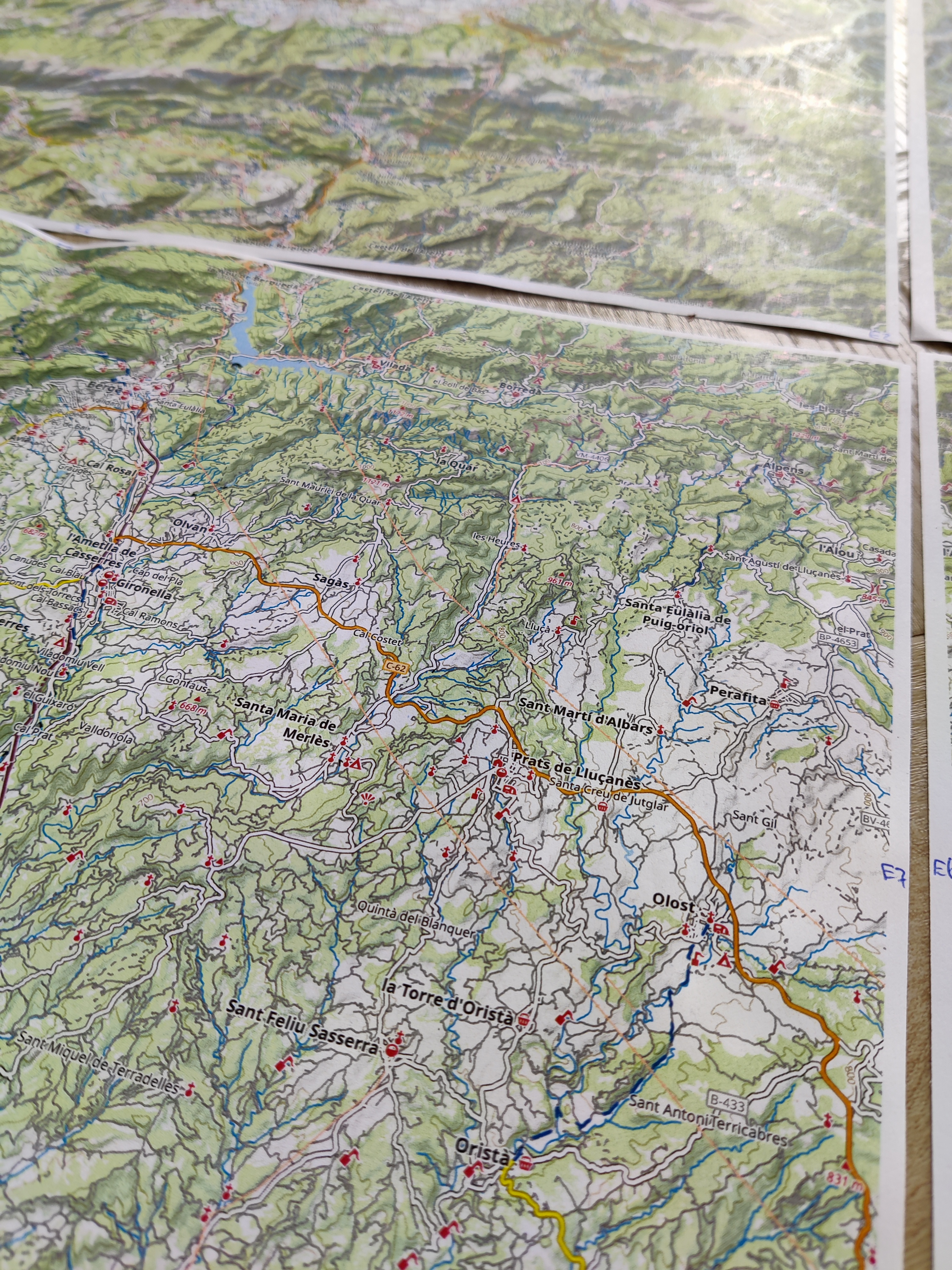 Printed map