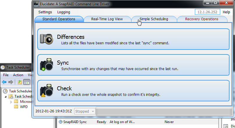 Layout With Scheduling