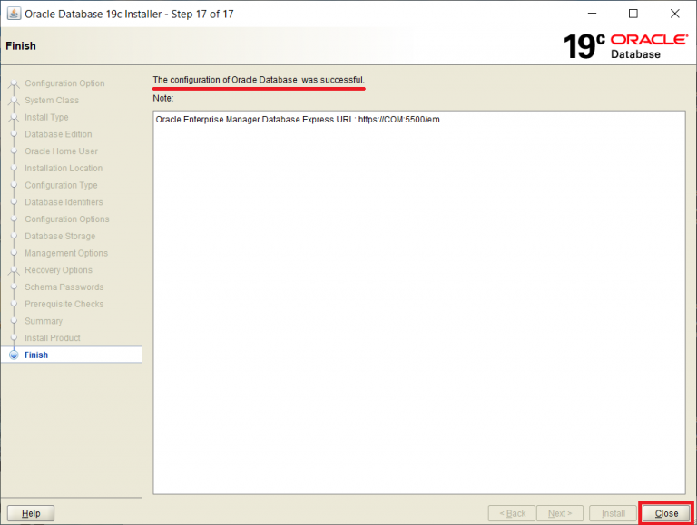 Imagem 2.4: Instalado com sucesso