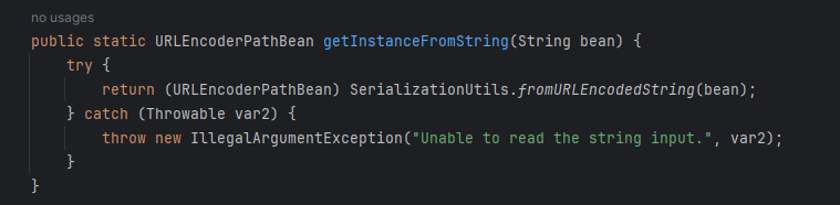 Imagem 13.10: função getInstanceFromString()