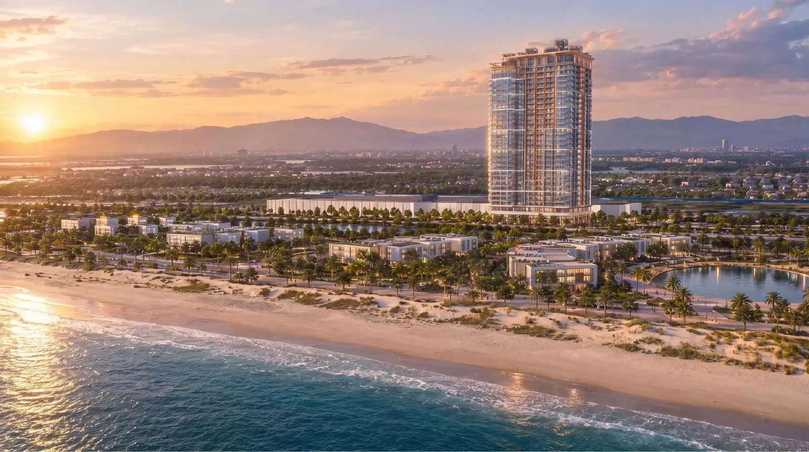 Sun Saphia Residence bên bờ biển, hướng nhìn về Ngũ Hành Sơn