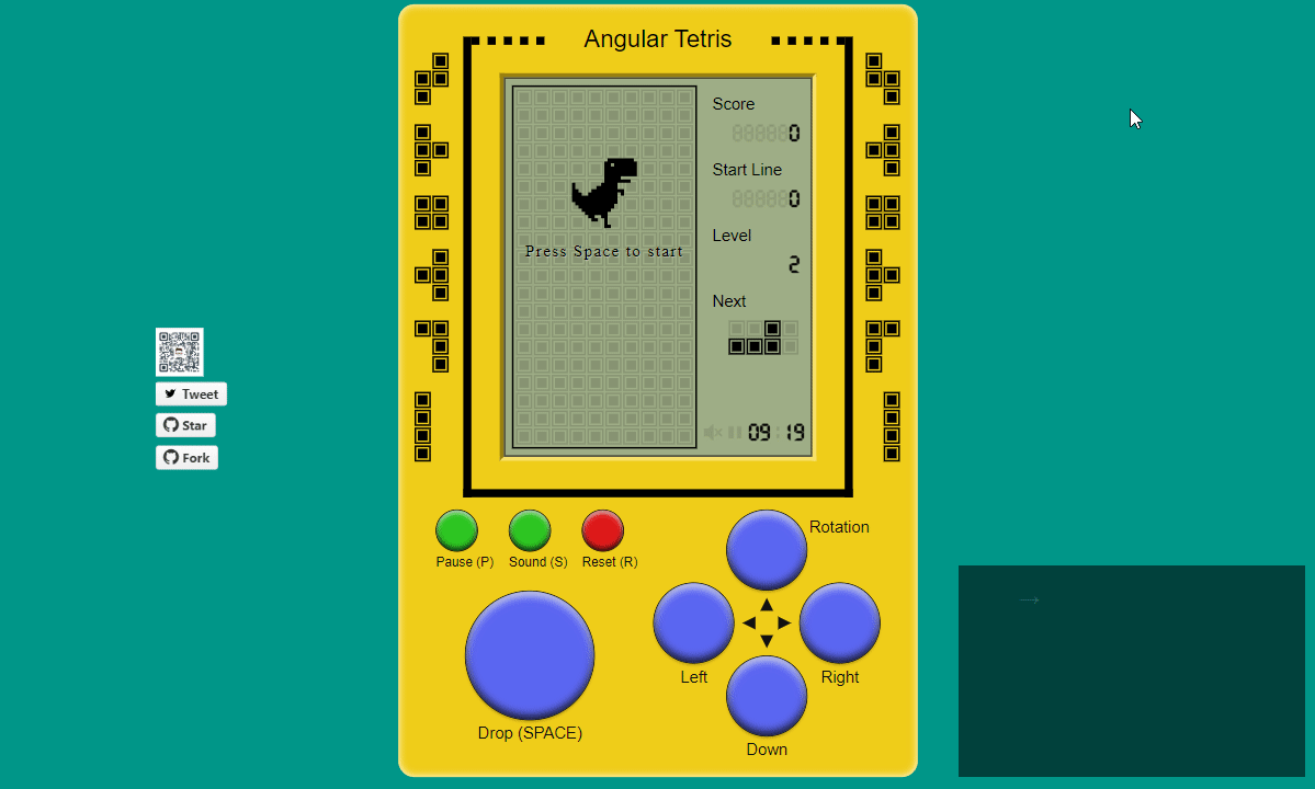 A childhood memory Tetris game built with Angular 10 and Akita
