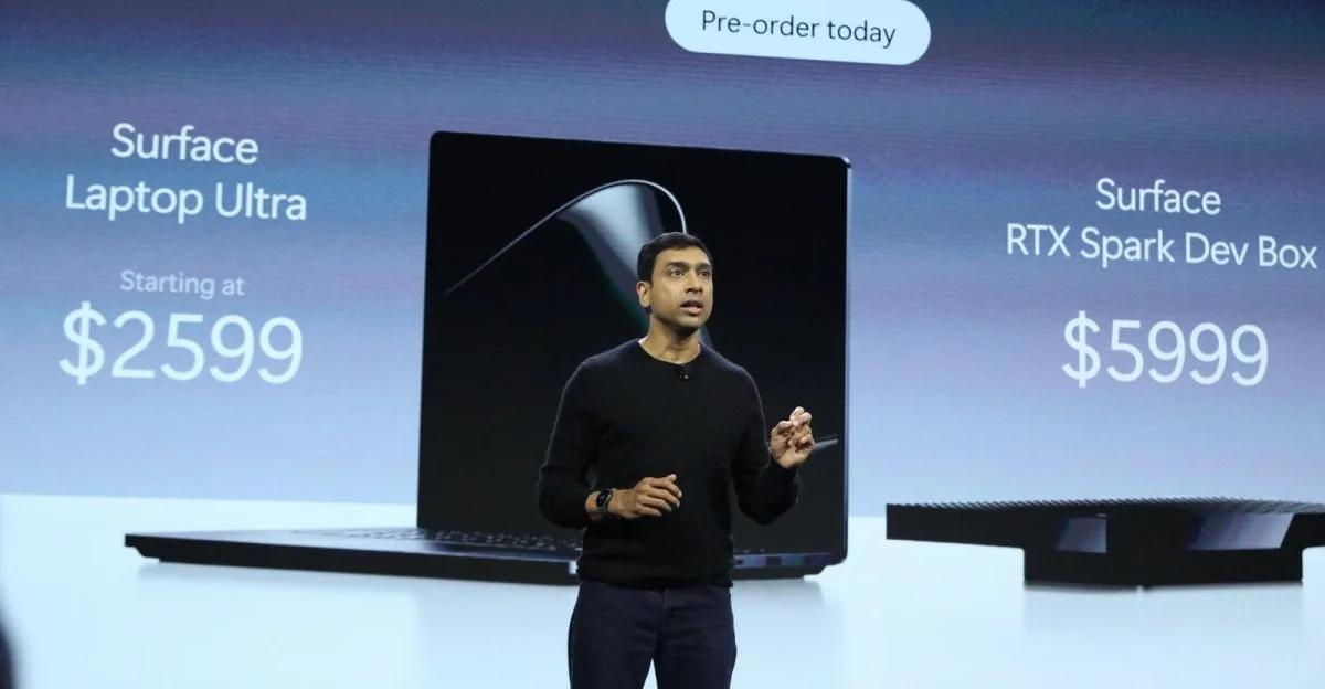 Microsoft Unveils Surface Laptop Ultra and Enhanced AI Features at Event