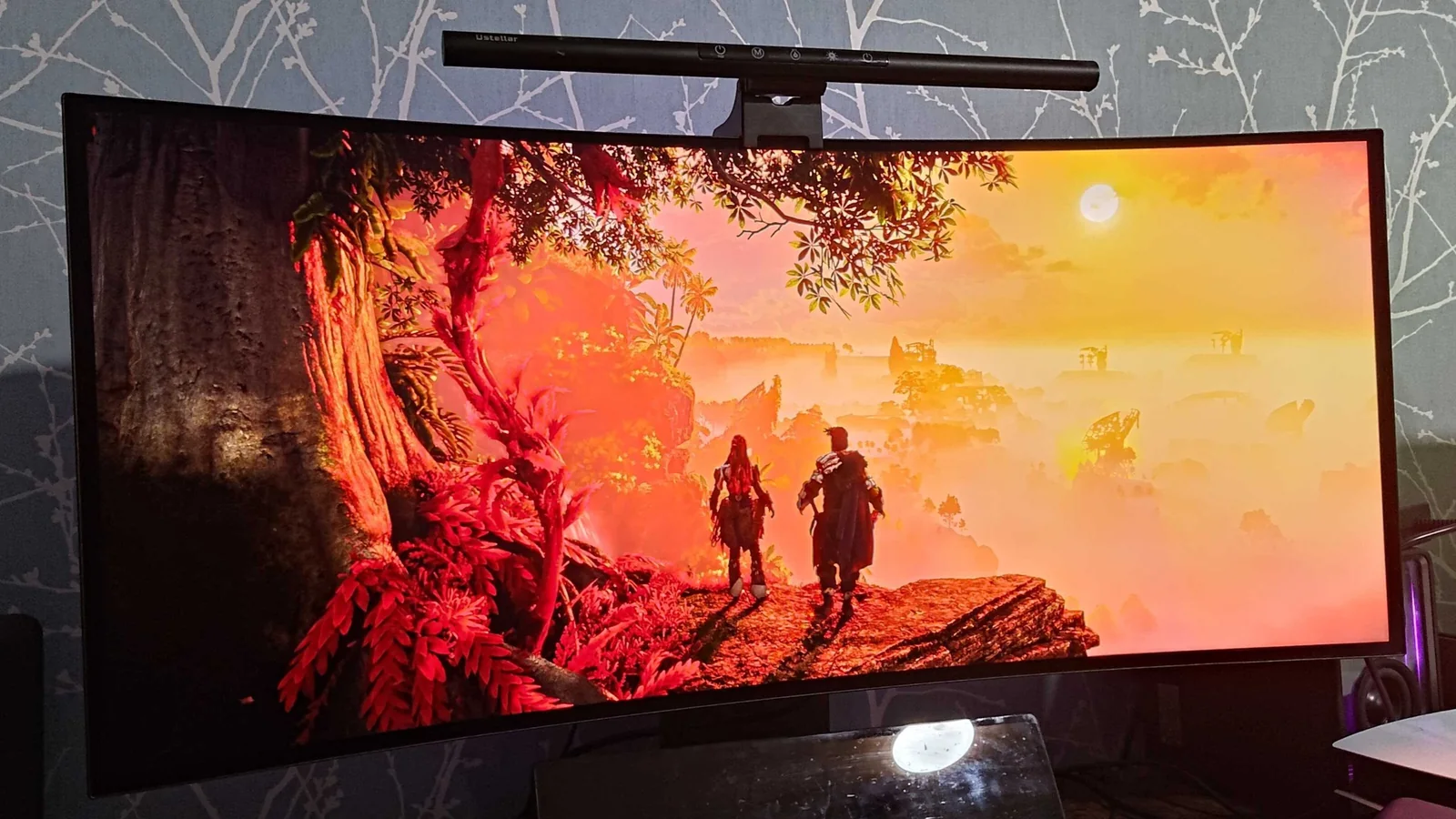Cutscene in Horizon Forbidden West on LG 39GX950B-B