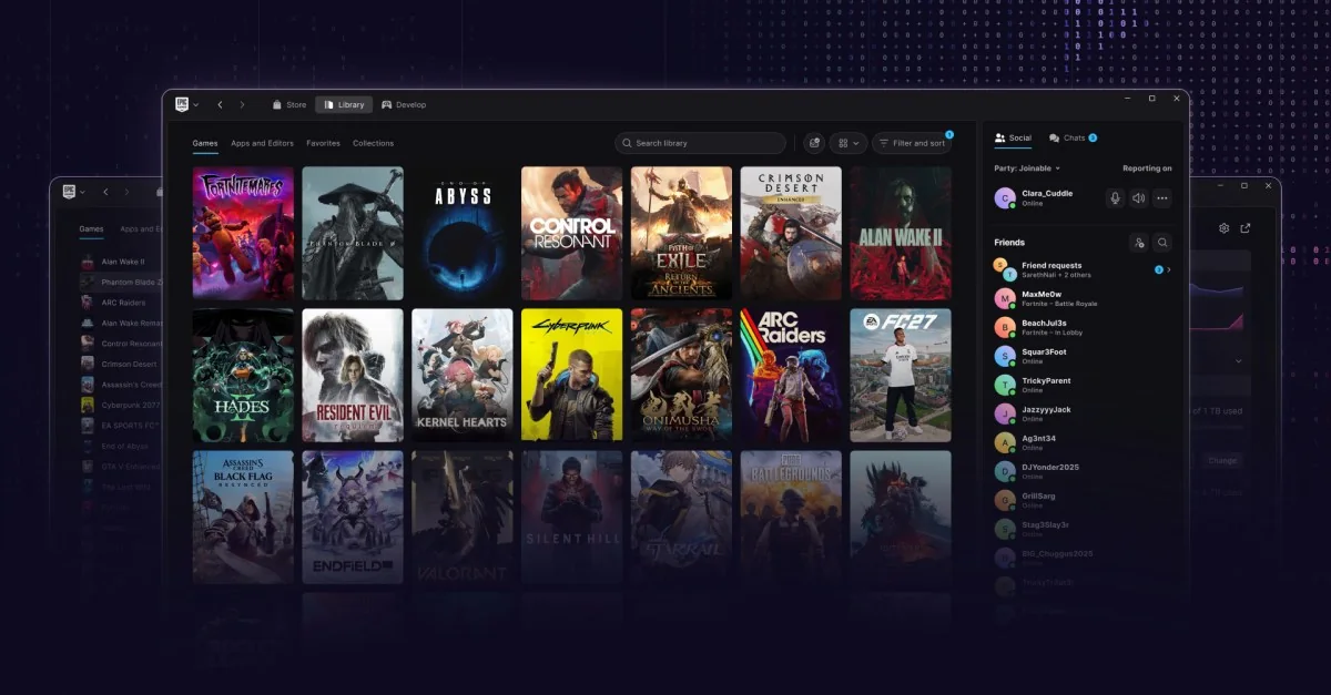 Epic Games Reveals Faster PC Launcher Built With AI Support and Linux Support
