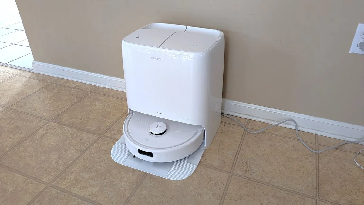 Roborock Qrevo 2 Pro in its dock