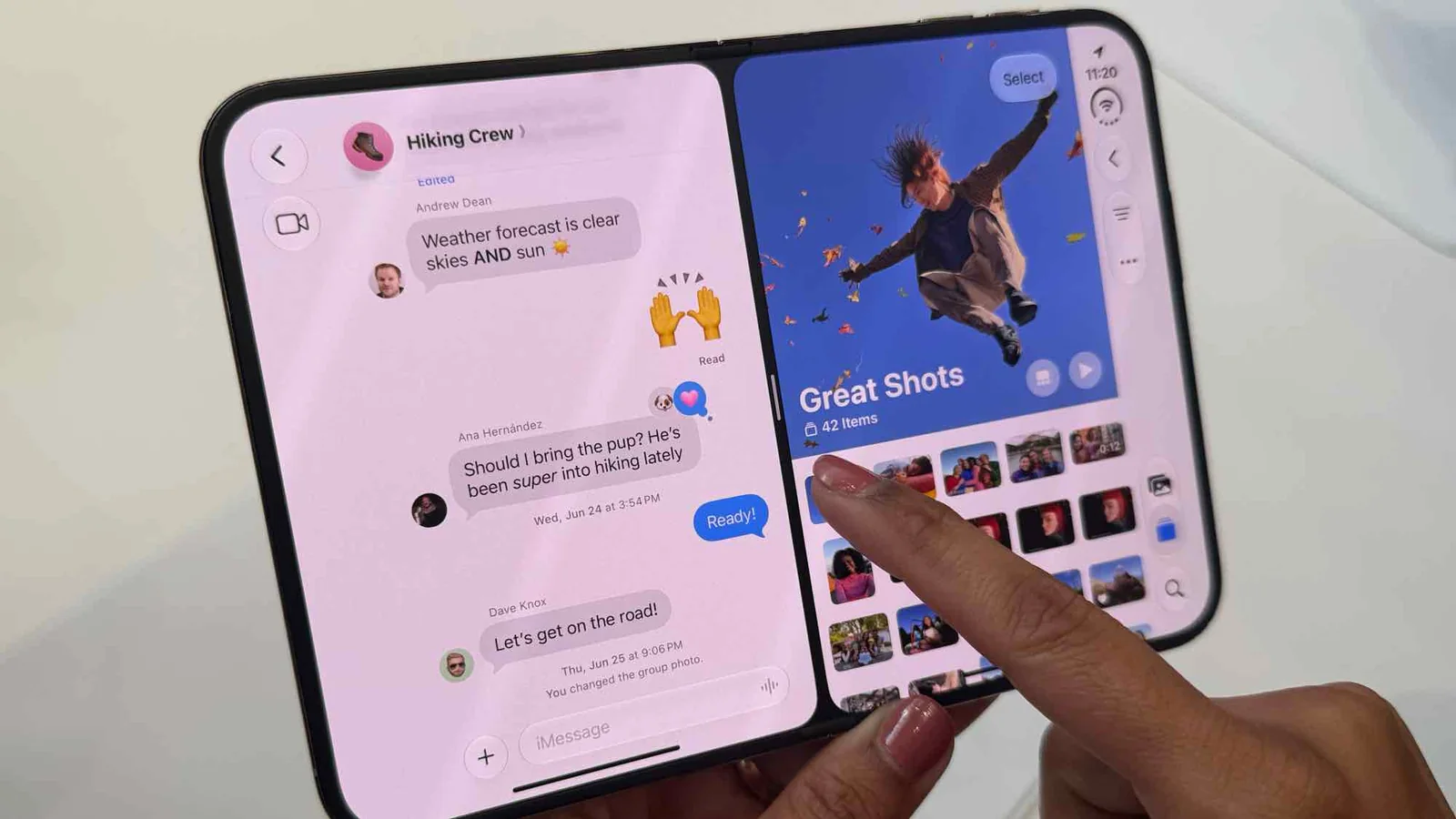 iPhone Duo hands on