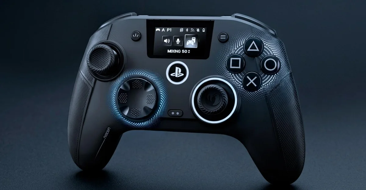 Nacon's Revolution 5 Unlimited PS5 Controller Features Built-in Screen and Audio Mixing