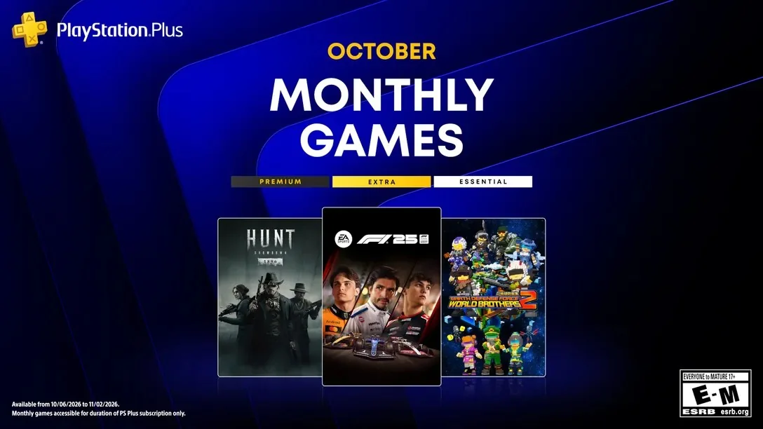 PlayStation Plus Free Games Lineup for October Revealed
