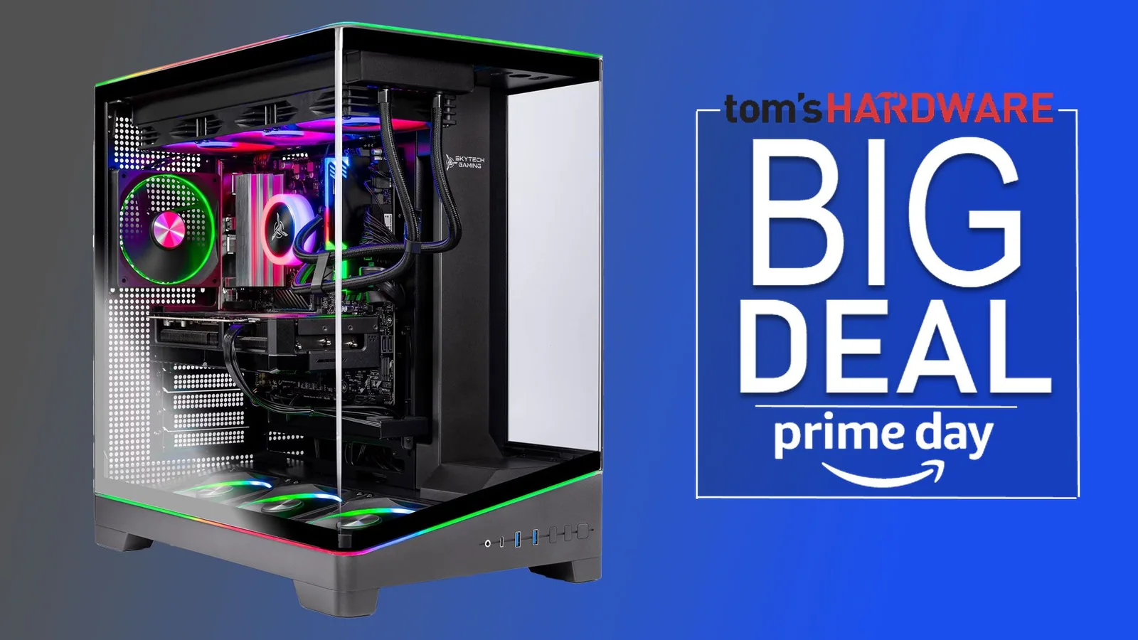 Skytech Harpy Gaming PC with Ryzen 7 7800X3D and RTX 5070 drops to $1799