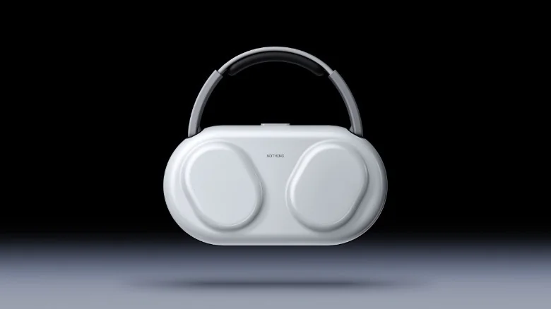 Nothing Headphone 1 Pro in white carry case.