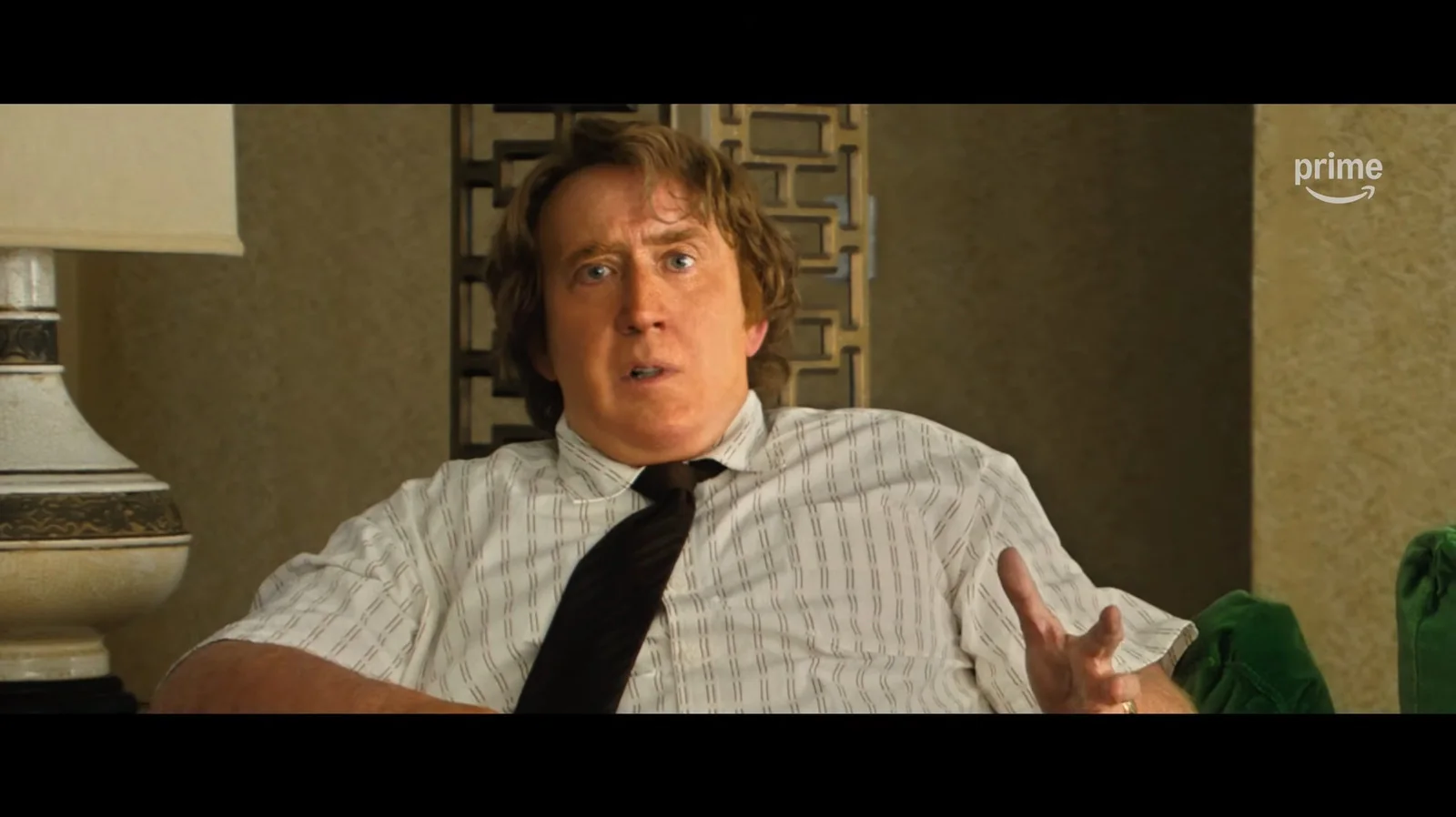 Nicolas Cage as John Madden in a still from the upcoming biopic, Madden