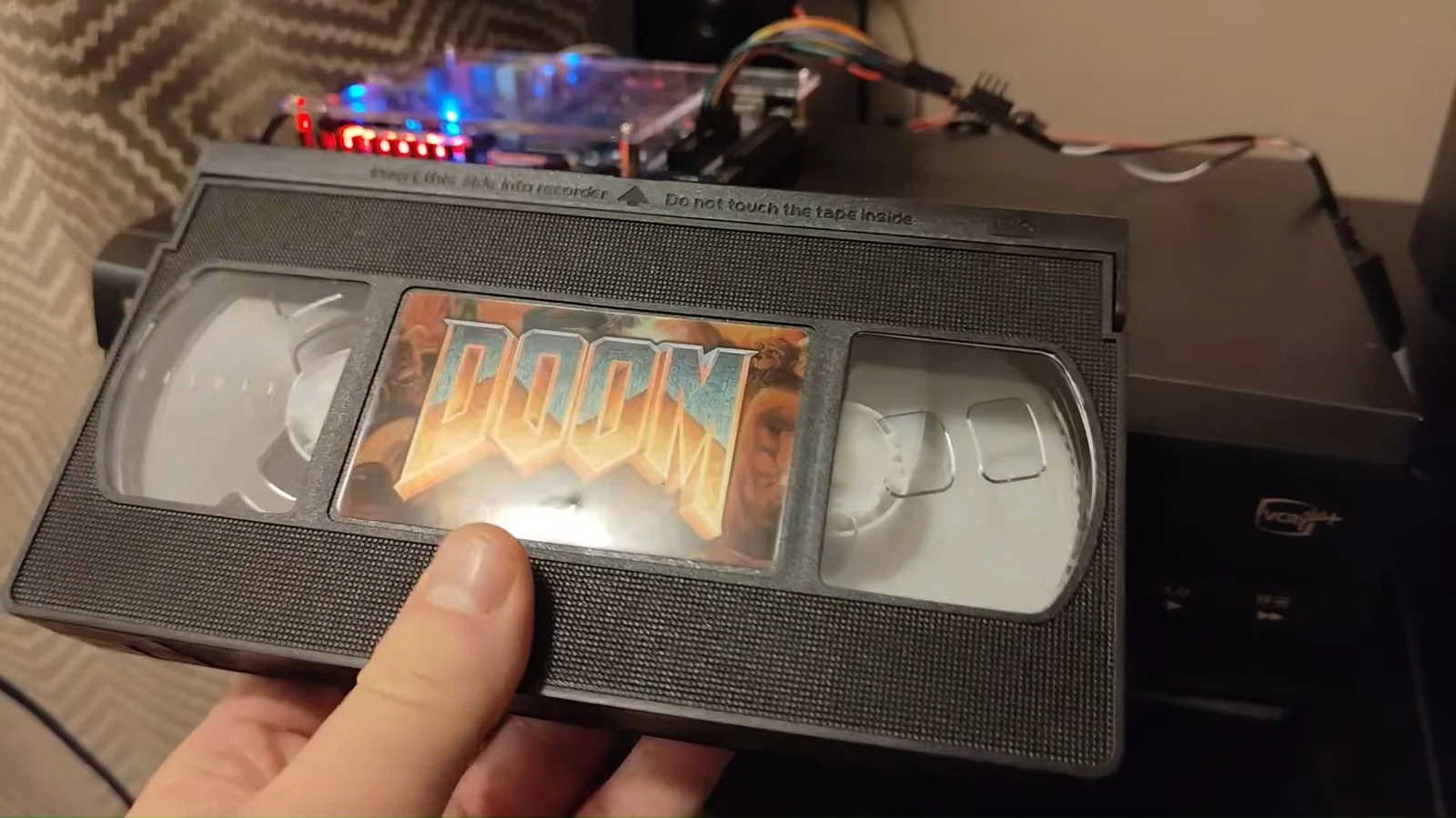 Retro Tech Enthusiast Converts Doom and Super Mario Bros into VHS FMV Games