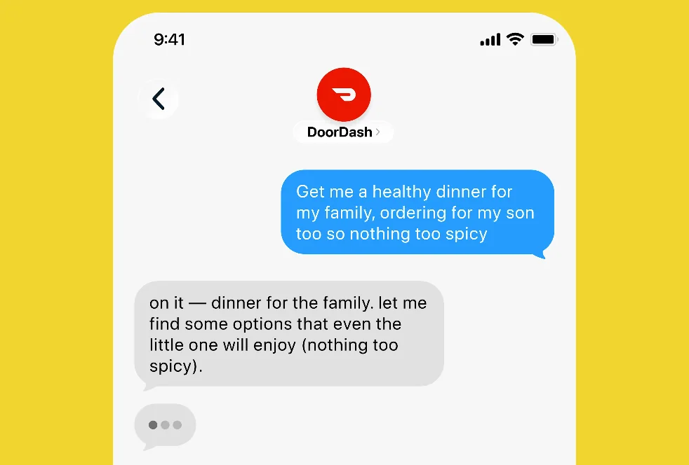 DoorDash Launches Text-to-Order AI Agent via Apple Messages