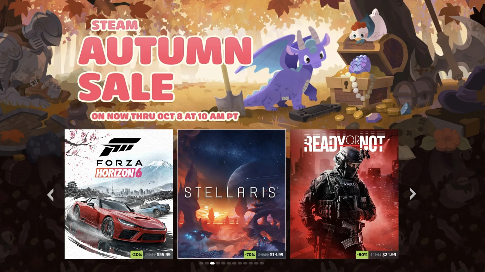The Steam Autumn Sale Brings Deep Discounts to Recent PC Games