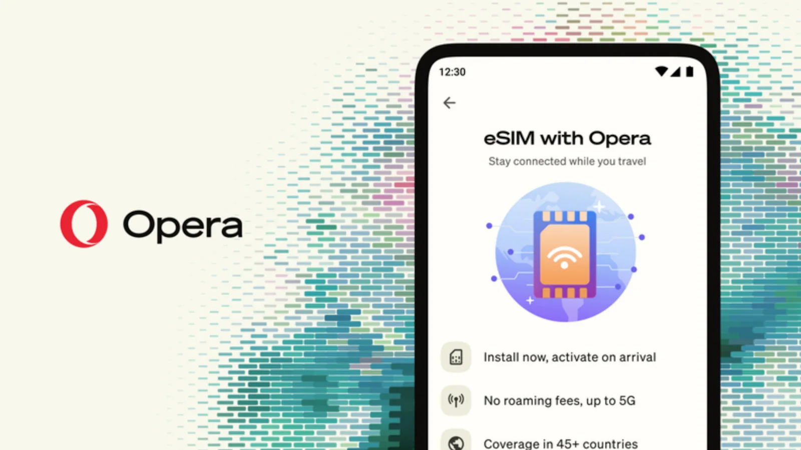 Opera for Android Launches with Free eSIM and 3GB of Data