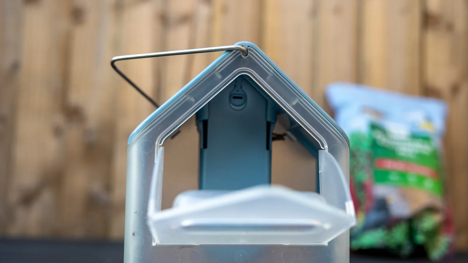 The back flap of the Bird Buddy 2