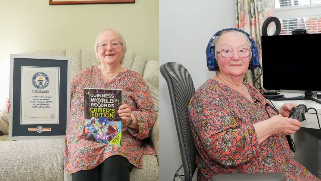 78-Year-Old Fortnite Streaming Grandmother Enters Guinness World Records