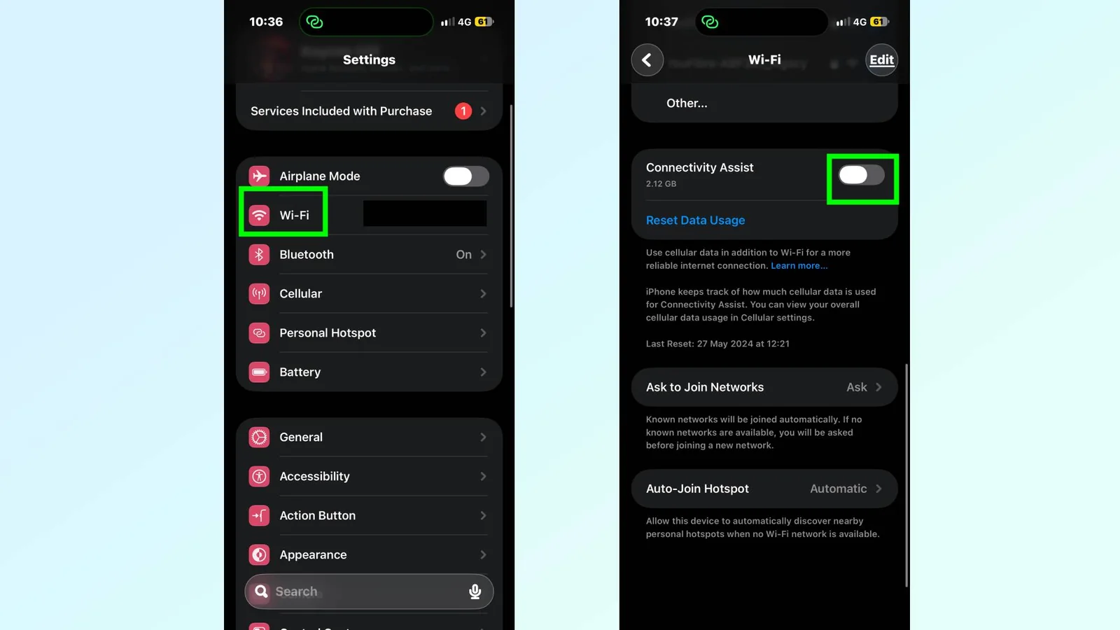 How to disable Connectivity Assist on iPhone in iOS 27
