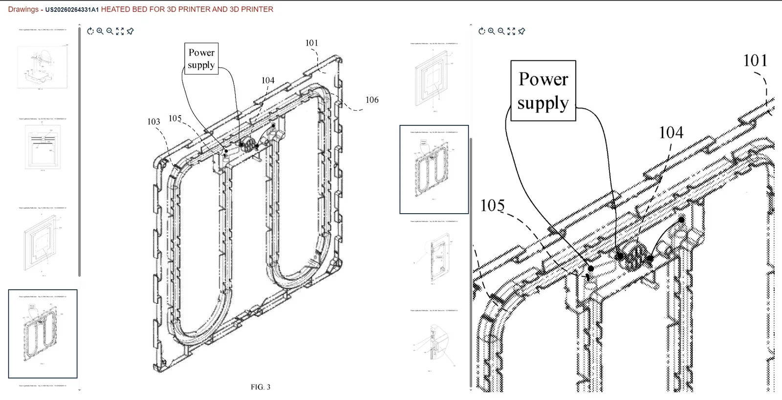 Bambu Lab's heating element channel inside heatbed