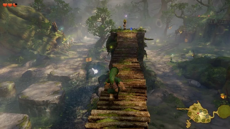 Kokiri Forest from the The Legend of Zelda: Ocarina of Time remake.