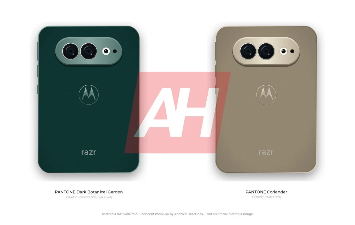 Motorola Razr Flex foldable render