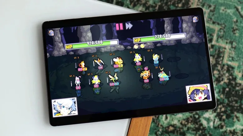 A game on the Samsung Galaxy Tab S12 Ultra tablet.
