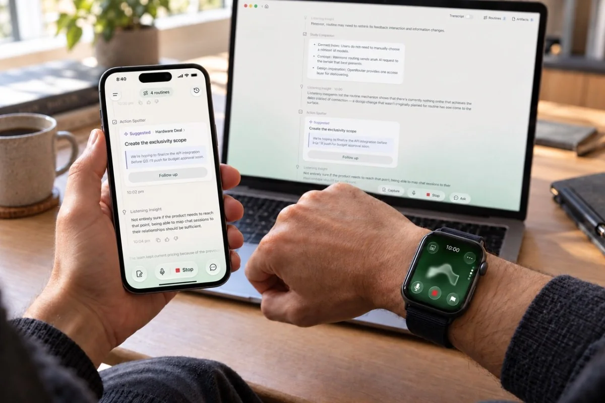 Former Plaud Exec Raises $26M for AI Background Listening App Ambi